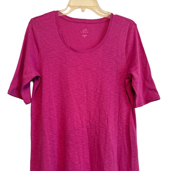 J.Jill Dragonfruit Pima Cotton Tunic Top - Picture 3 of 4